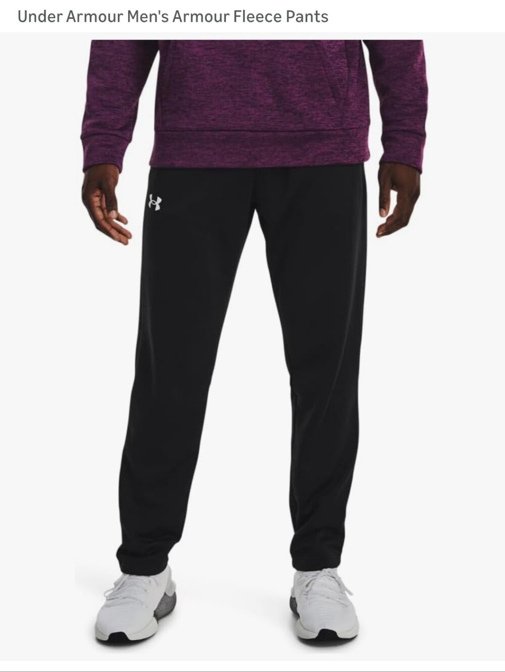 5 Pair Under Armour Men's Fleece Pants Large